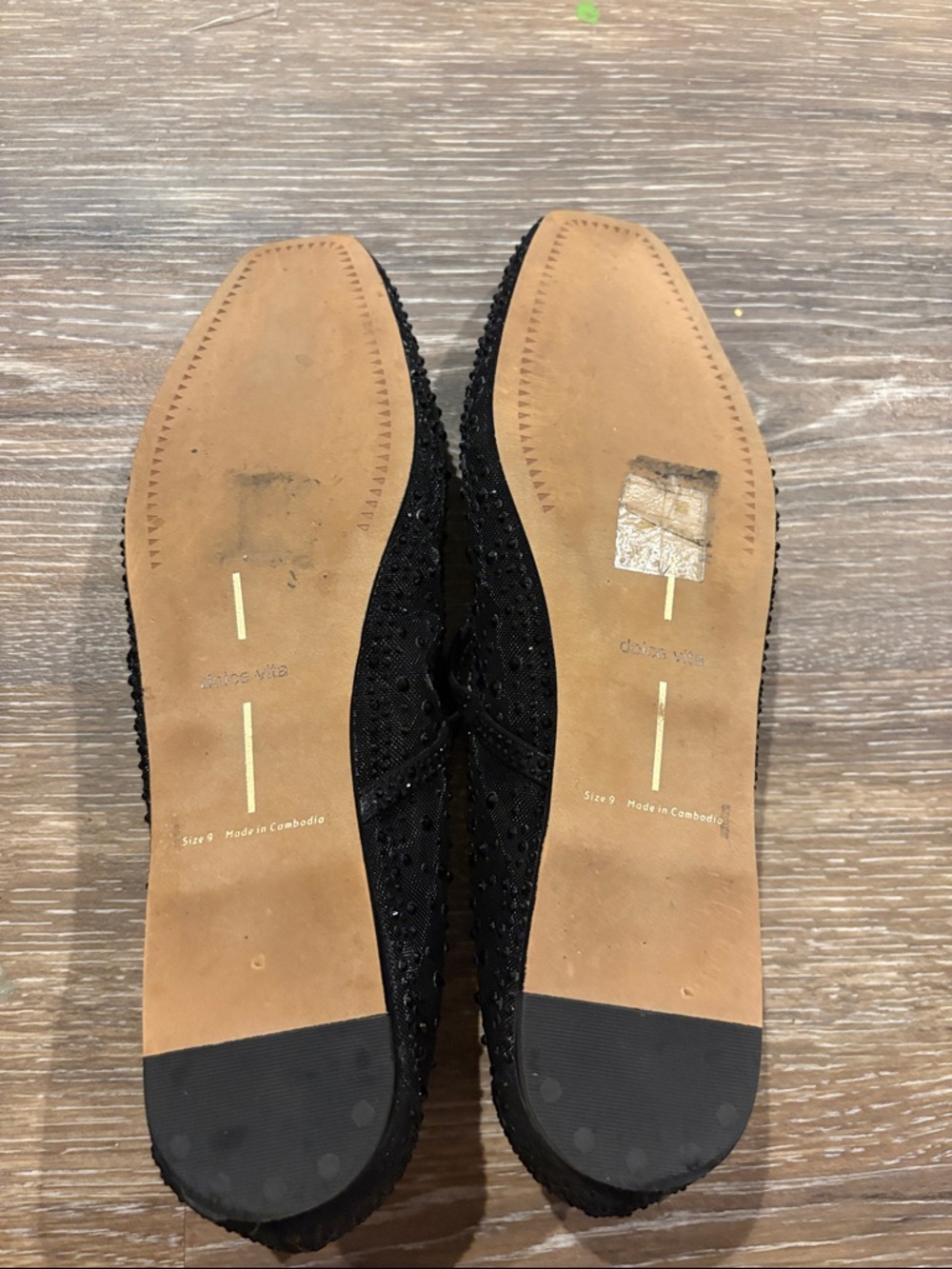 Dolce Vita Reyes crystal ballet flats - Picture 3 of 6